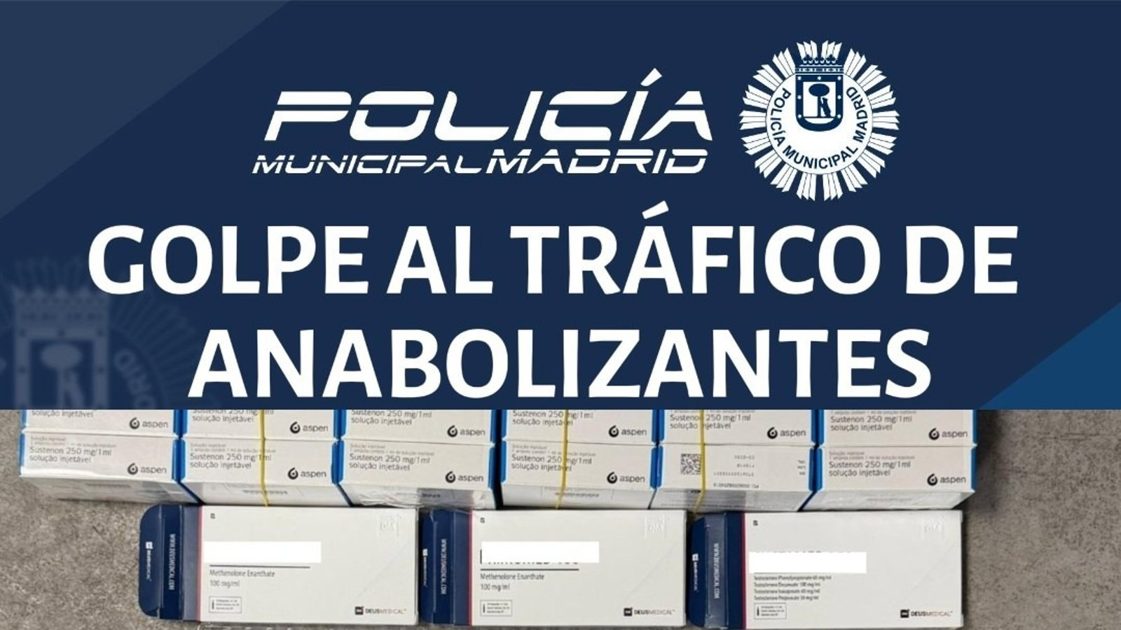 Detenido en Carabanchel un hombre por distribuir anabolizantes que escondía en la rueda de repuesto del coche