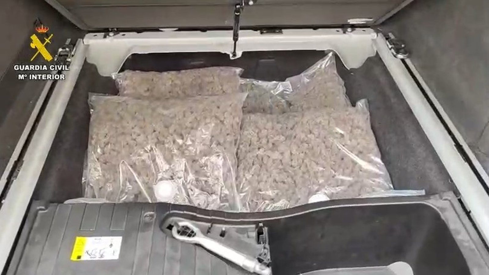 Dos detenidos en Calypo Fado por transportar cuatro kilos de marihuana envasada al vacío en un doble fondo