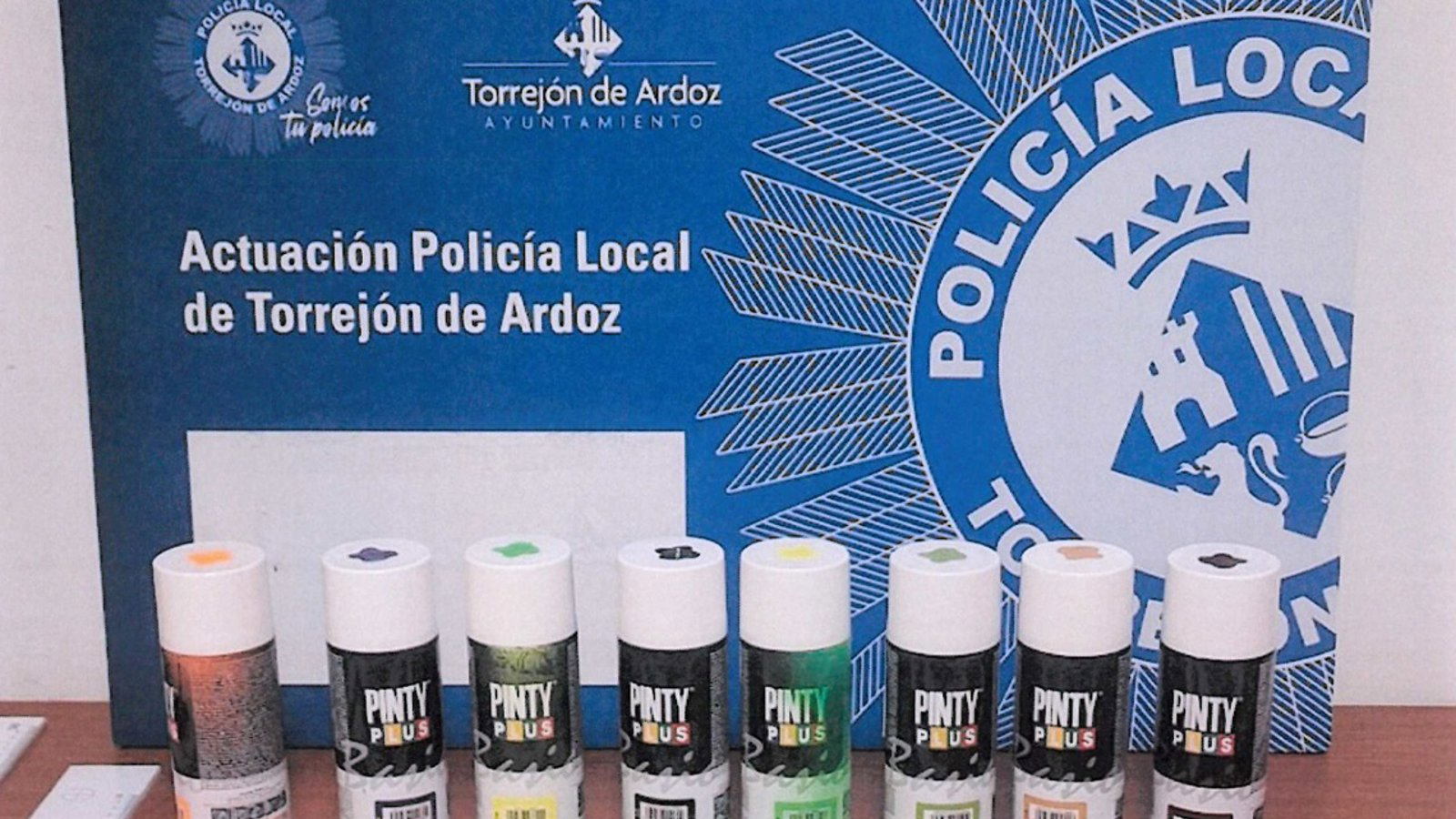 Torrejón de Ardoz: ocho denunciados por la Policía Local por pintar grafitis en espacios públicos