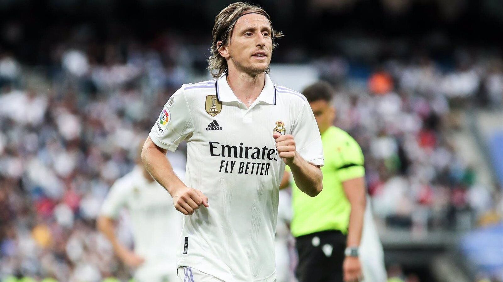 El centrocampista croata Luka Modric, baja en el Real Madrid para recibir al Nápoles en Champions