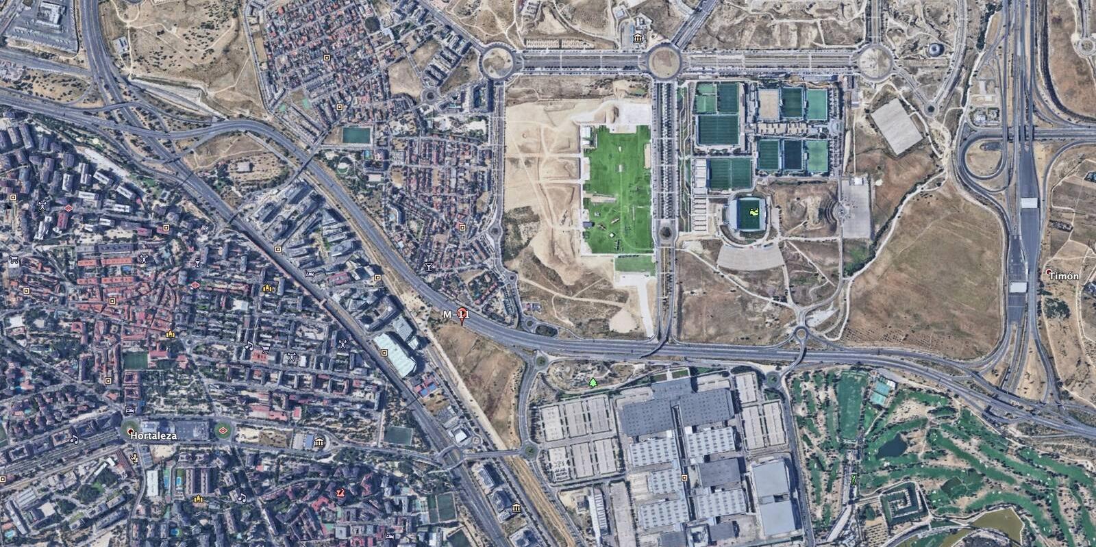 Herido grave un motorista al perder el control del vehículo en la M-11